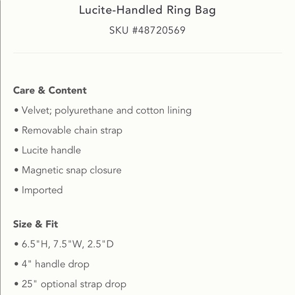 Anthropologie lucite handle purse - Picture 3 of 3